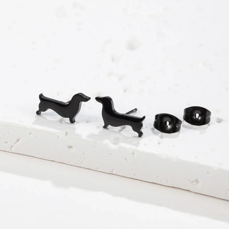 Dachshund Stud Earrings