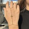 Gold Cross Hand Bracelet