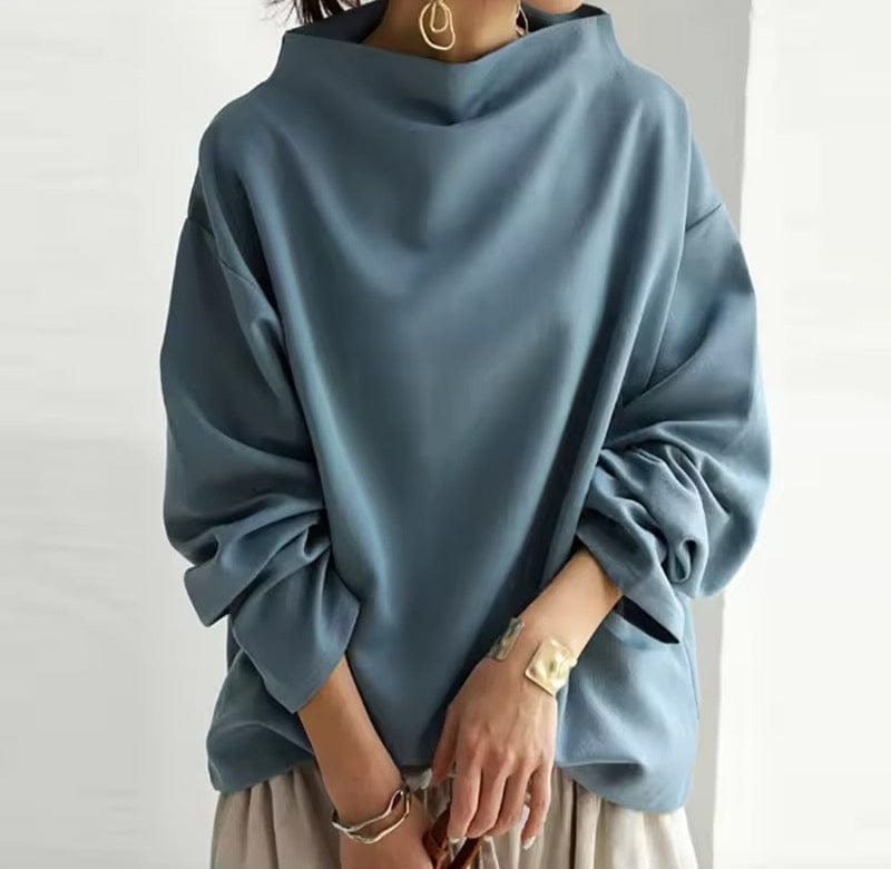 Elly™ - High-Neck Soft Knit Top