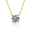 Gold Plated Zircon Necklace