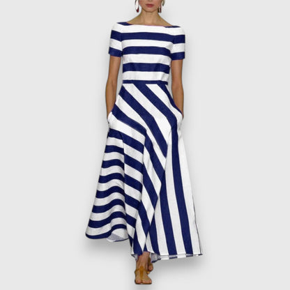 Lorie™ – Sophisticated Striped Dress