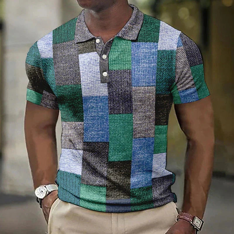 Esben™ - Stylish Multicolor Polo Shirt