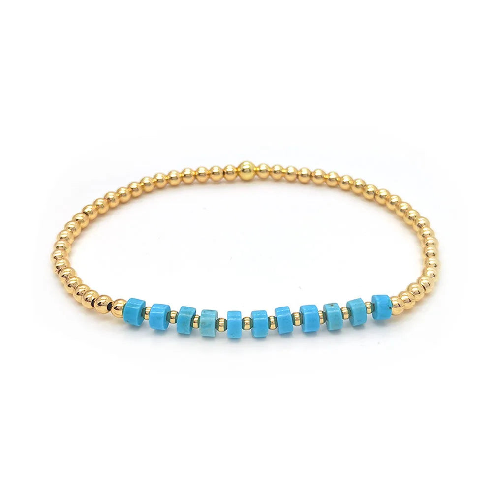 Großes Türkis Charm-Armband