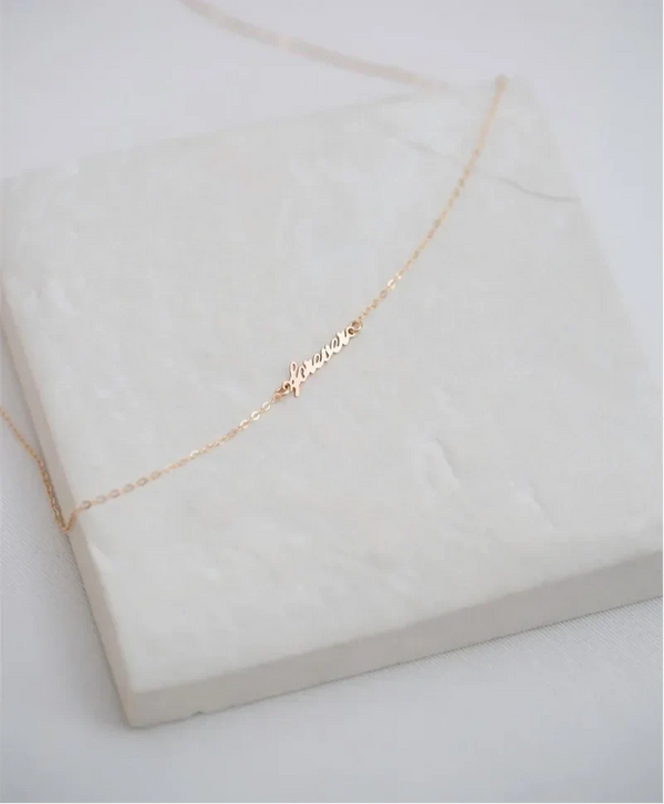 Golden Forever Love Necklace