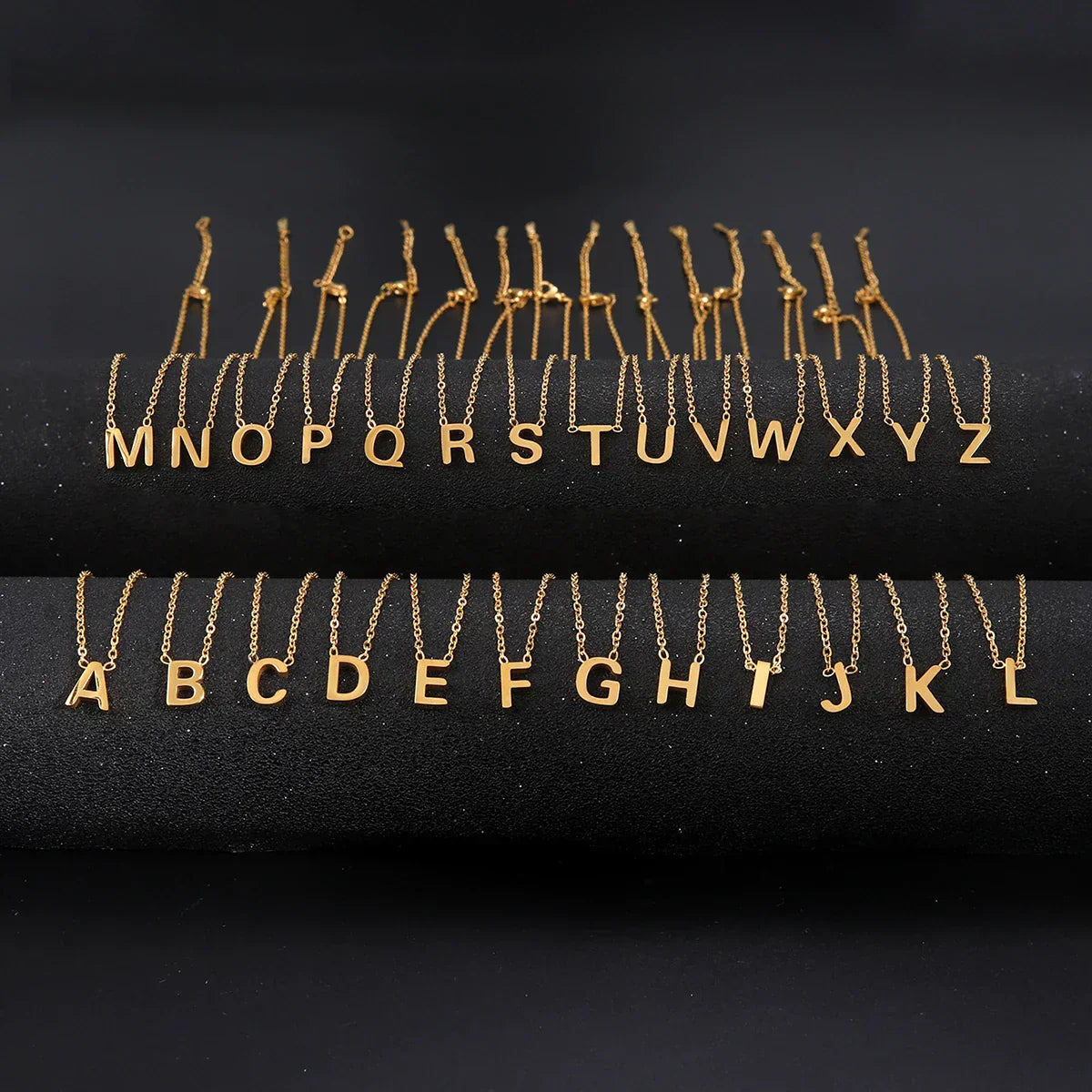 Glänzendes Alphabet-Anhänger-Halskette