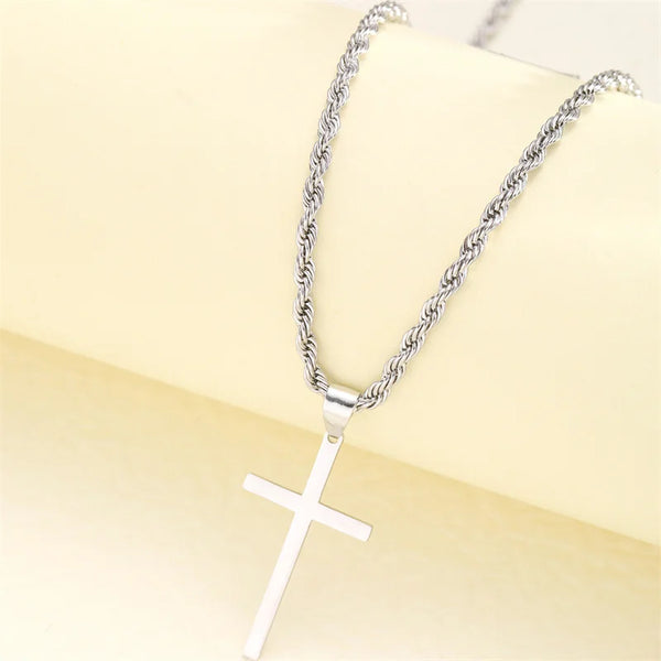 Unisex Gold Cross Necklace