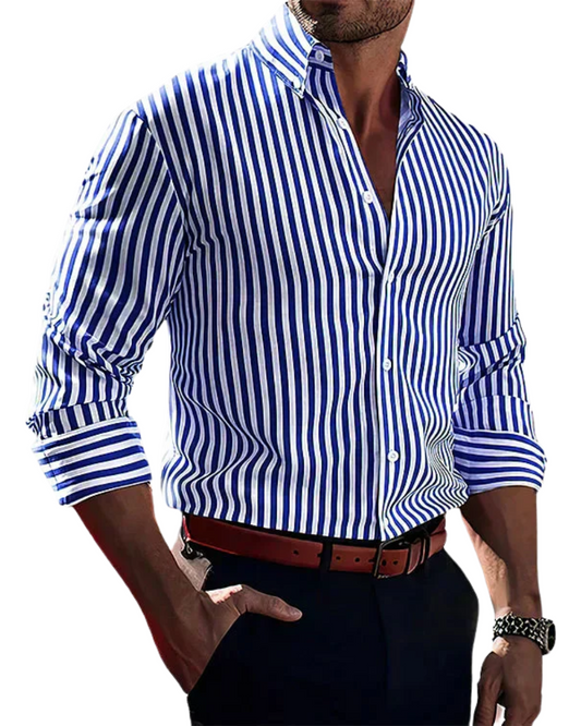 Riley™ – Elegant Striped Shirt
