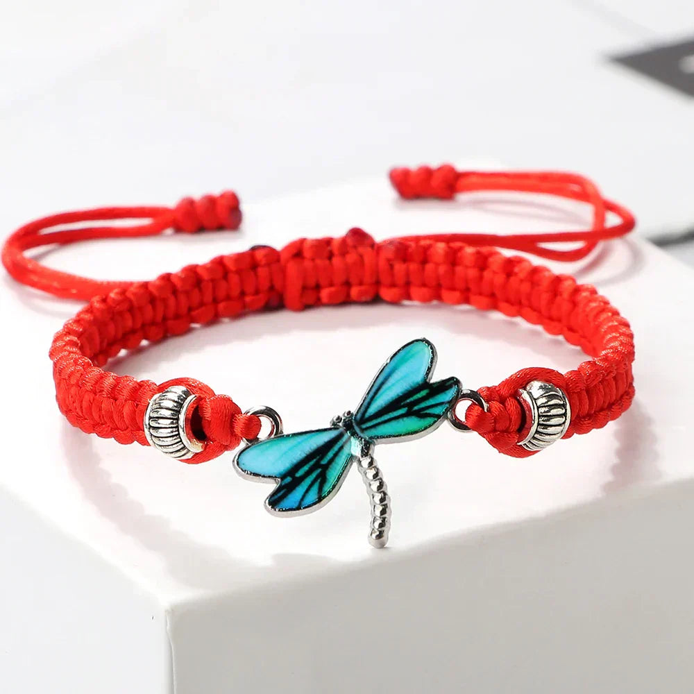 Libellen-Träume handgewebtes Armband