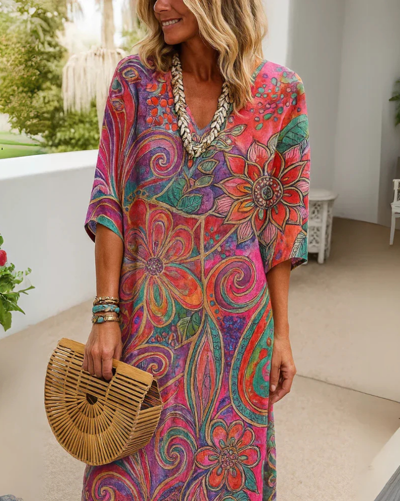 Arveny™ - Casual Floral Dress