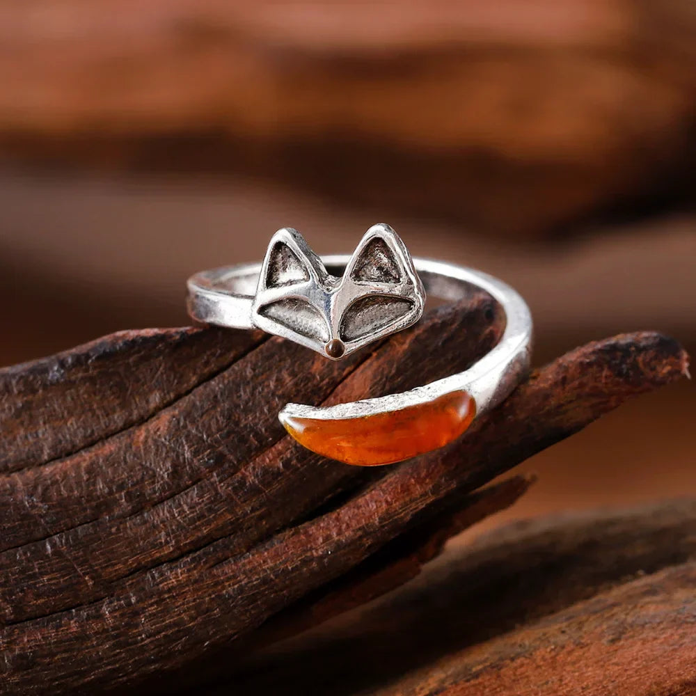 Vintage Fox Spirit Ring