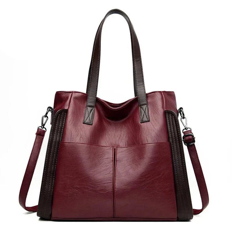 Indigo Classic Leather Handbag