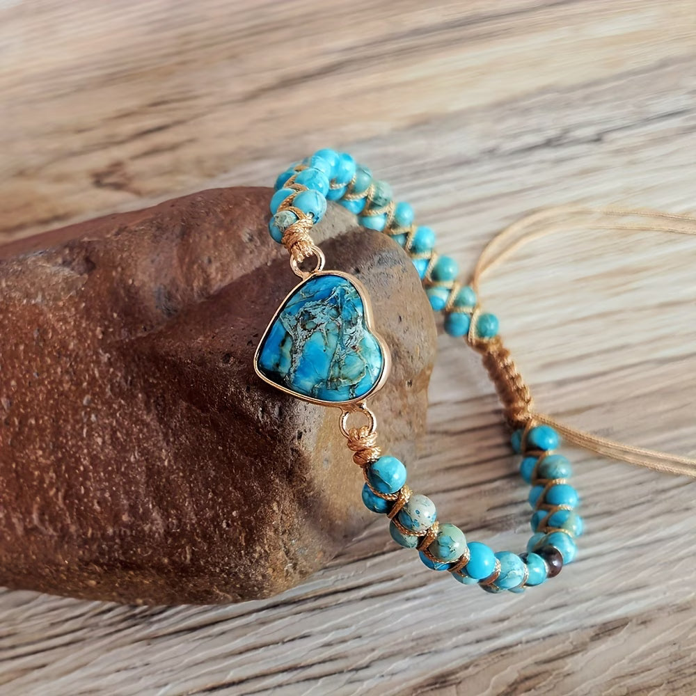 Türkis Herz Chakra Armband
