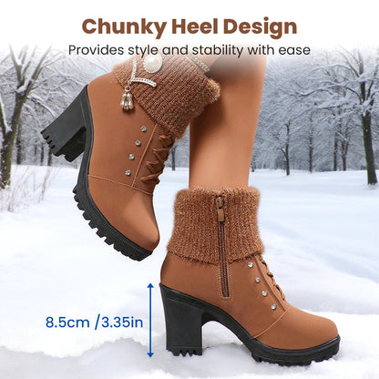 Alana™ - Chunky Heeled Boots