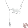 Cute Cat Chain Pendant Necklace