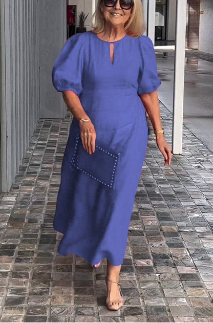 Frankie - Chic Bubble Sleeve Loose Dress