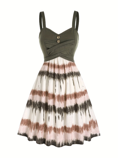 Gisele™ - Comfortable Tie-Dye Sleeveless Summer Dress