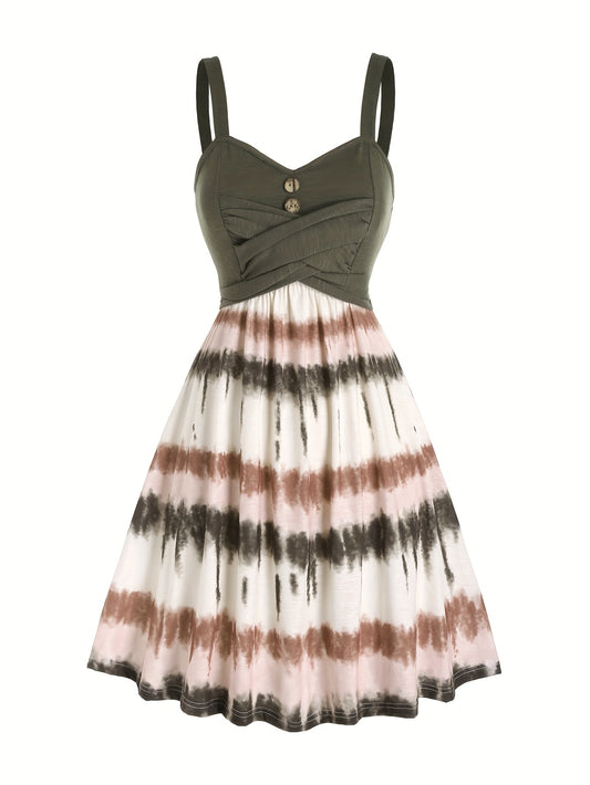 Gisele™ - Comfortable Tie-Dye Sleeveless Summer Dress