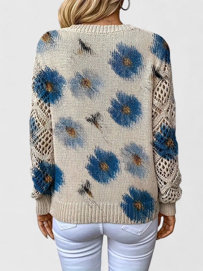Deborah™ - Casual Floral Sweater