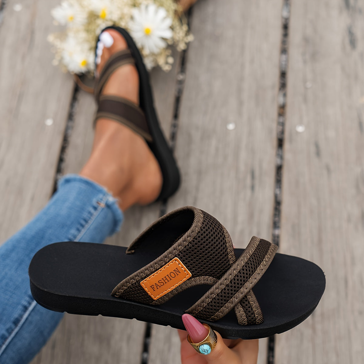 Gaia™ - Breathable Mesh Slide Sandals