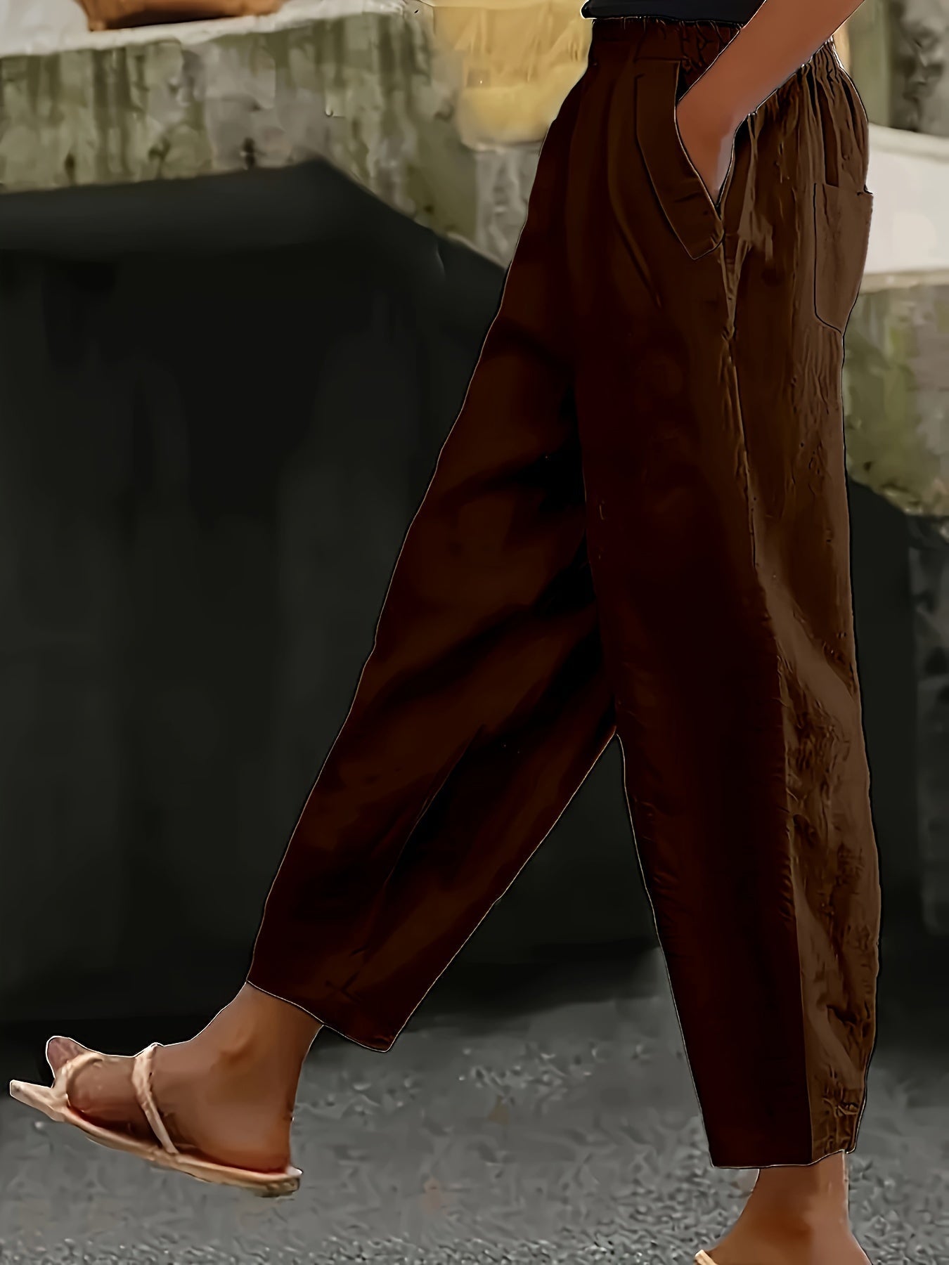 Rachel™ - Comfy Elastic Waist Capris