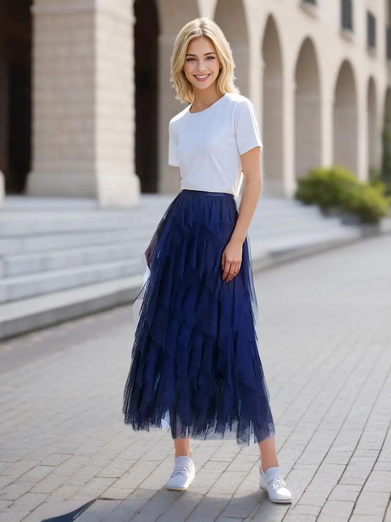 Cecil™ - Stylish Mesh Layered Tutu Skirt