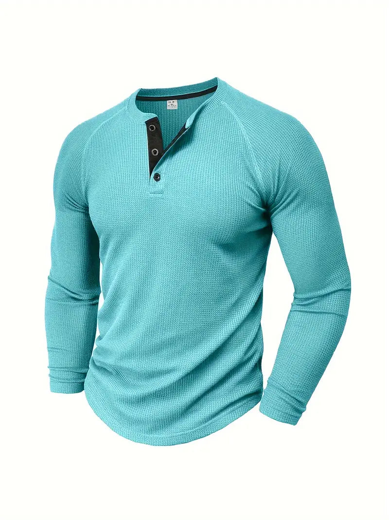 Chad™ - Men's Henley Shirt