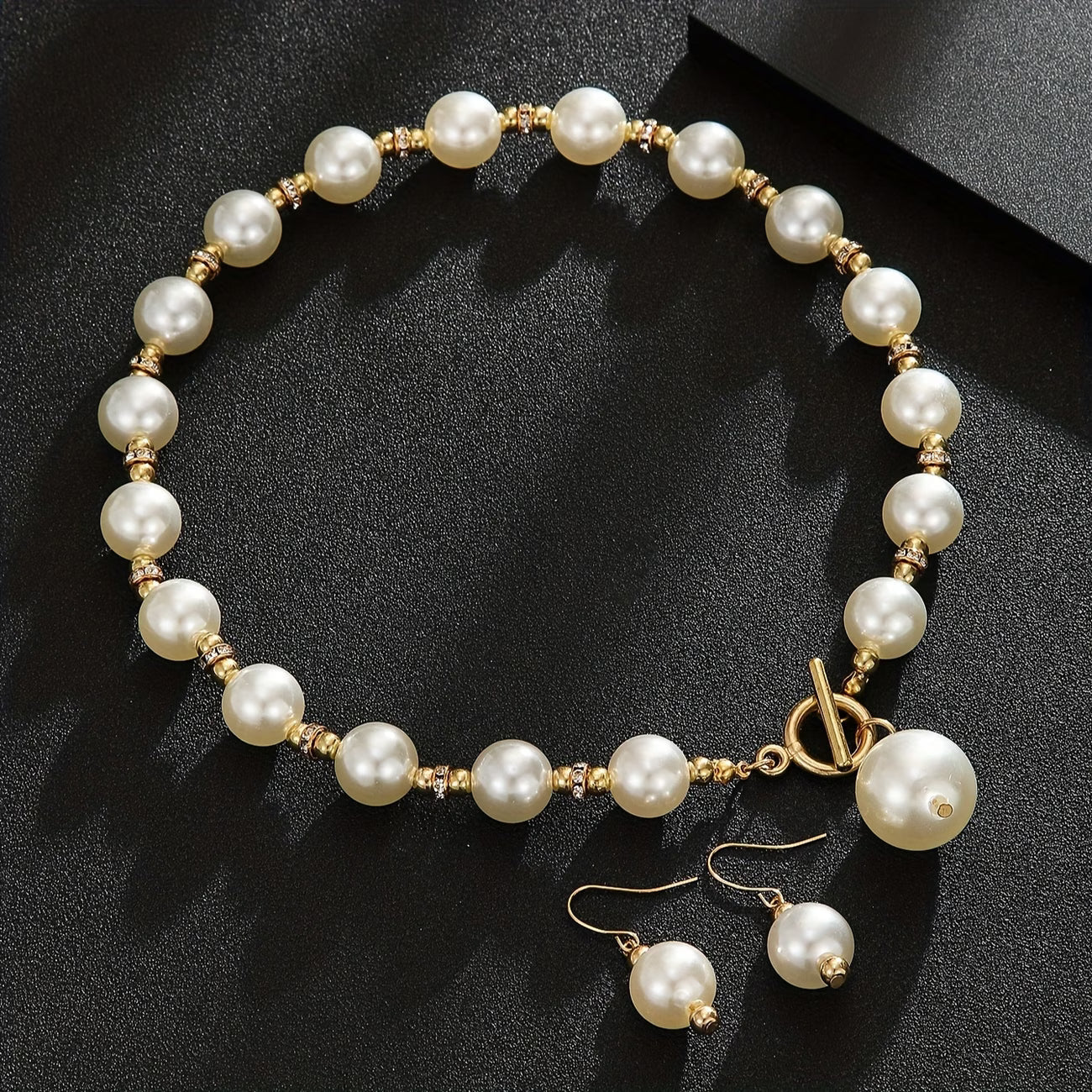 Chunky Perlen-Halsketten-Set