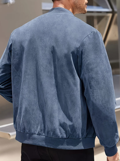 Dex™ - Classic Suede Zipper Jacket