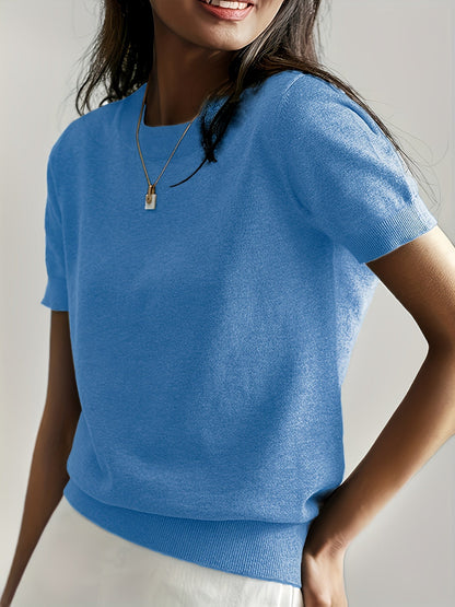 Leah™ - Casual Short Sleeve Top