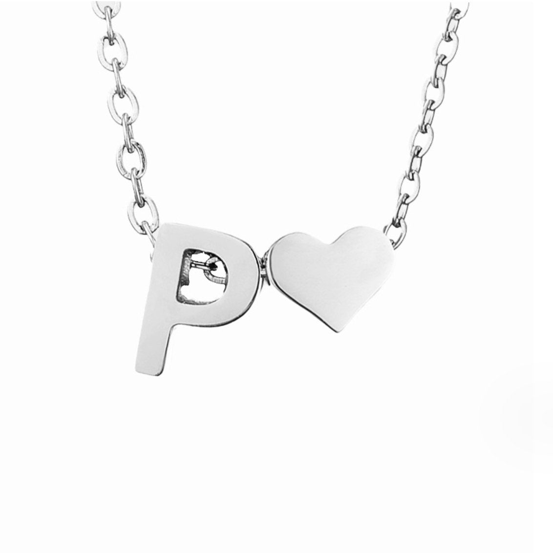 Zeitloses Anfangs-Halskette mit Herz-Anhänger