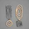 Charm - Vintage Spiral Earrings