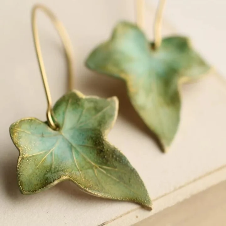 Eleganz - Vintage Blatt Ohrringe