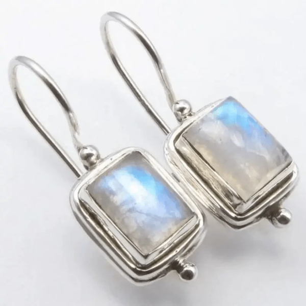 Margot - Unique Moonstone Earrings