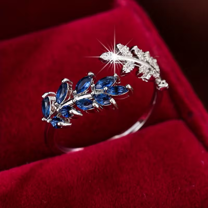 Klassischer Blatt-Ring
