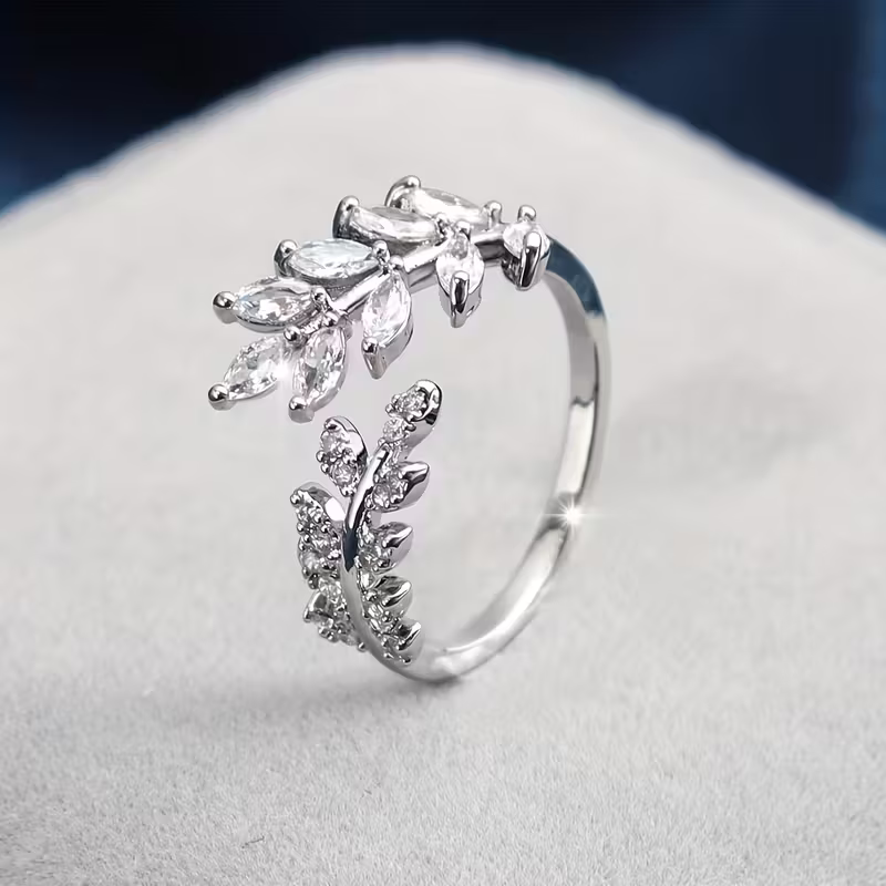 Klassischer Blatt-Ring