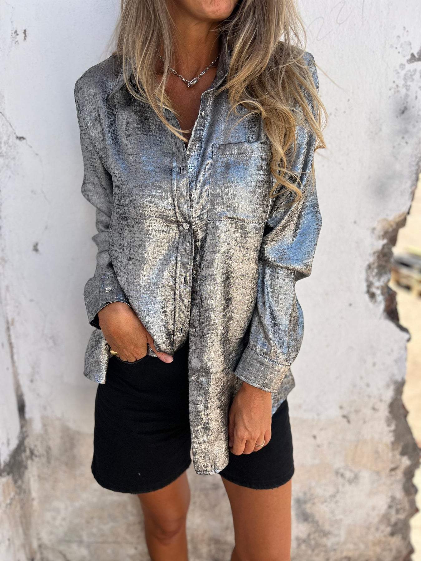 Zella™ | Chic Shimmer Shirt