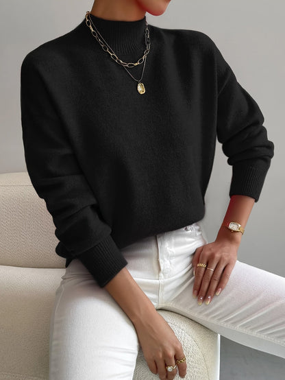 Yvonne – Modern High-Neck Sweater