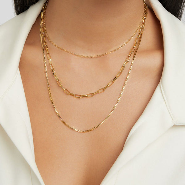 Multi-Layer Chain Necklace