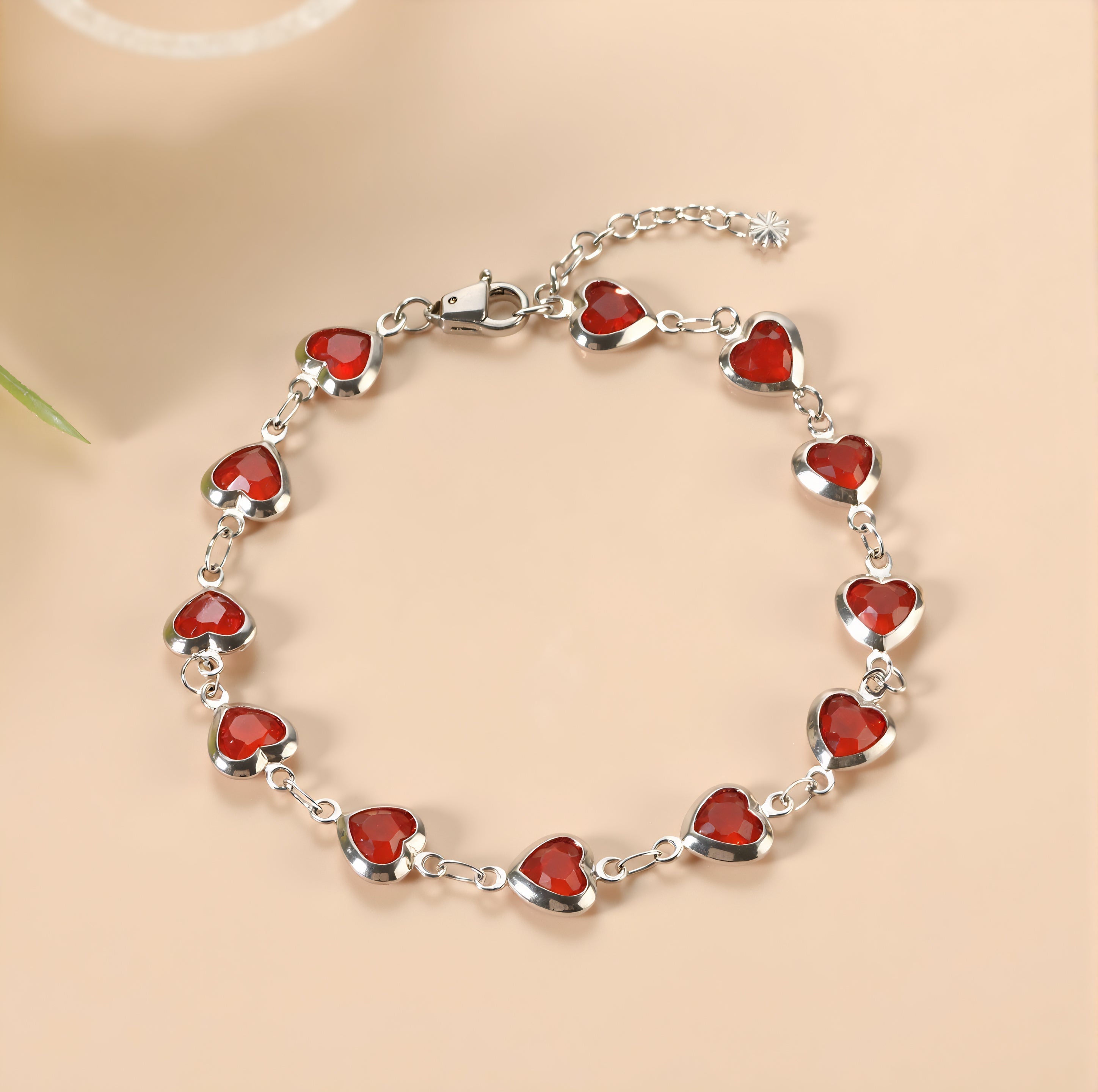 Elegantes Edelstein-Cluster-Armband aus Gold