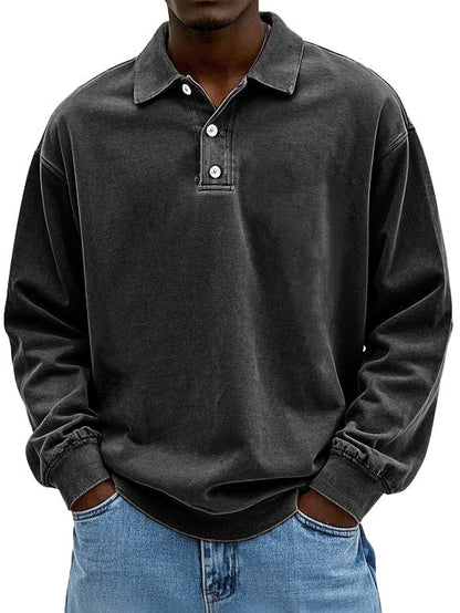 William™ - Vintage Long-Sleeve Polo