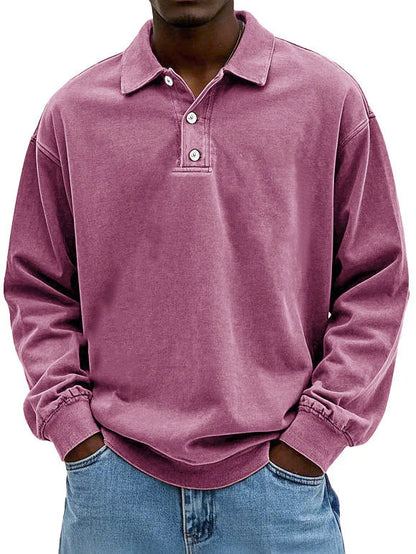William™ - Vintage Long-Sleeve Polo
