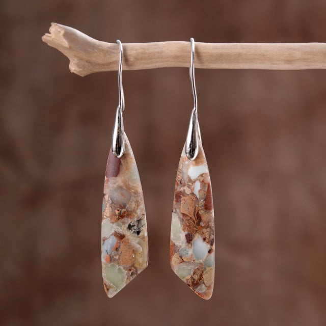 Heavenly Stone Hook Earrings
