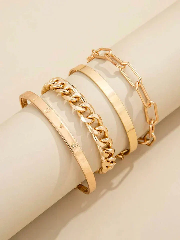 Anspruchsvolles Armband-Set Elan Mercer aus Weißgold
