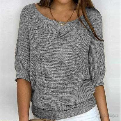 Natalie - Cozy Crew Neck Sweater