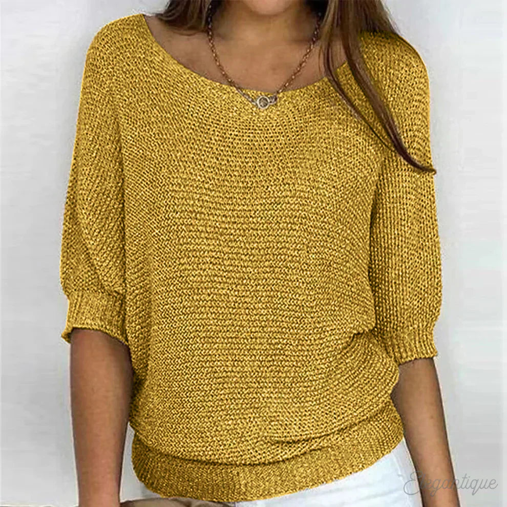 Natalie - Cozy Crew Neck Sweater