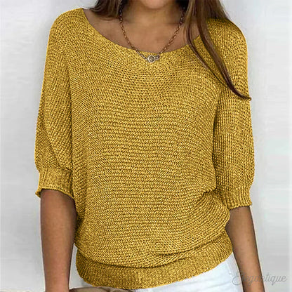 Natalie - Cozy Crew Neck Sweater