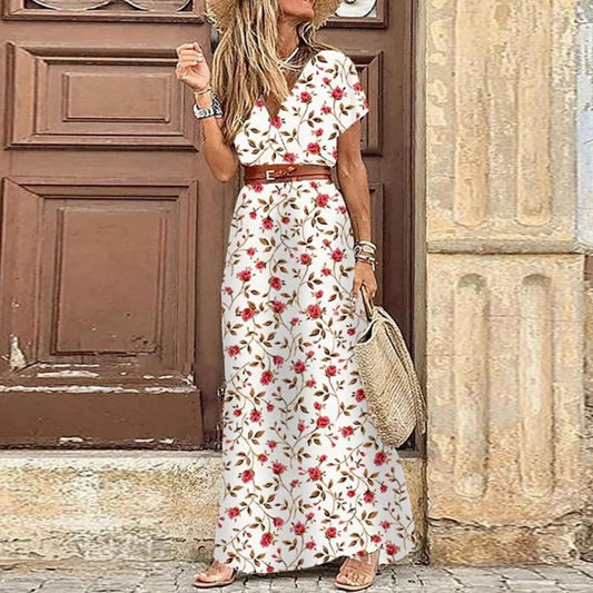 Frouke™ - Maxi Ibiza Dress - Includes Belt